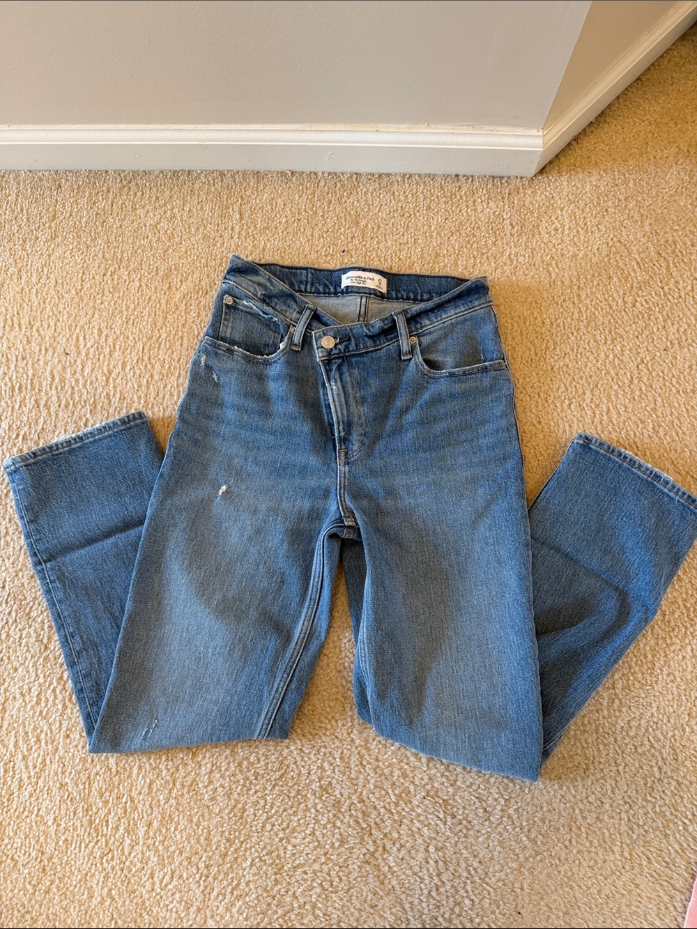Abercrombie Classic High-Rise Blue Women's Jeans